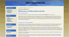 Desktop Screenshot of mikes-elektronikseite.de